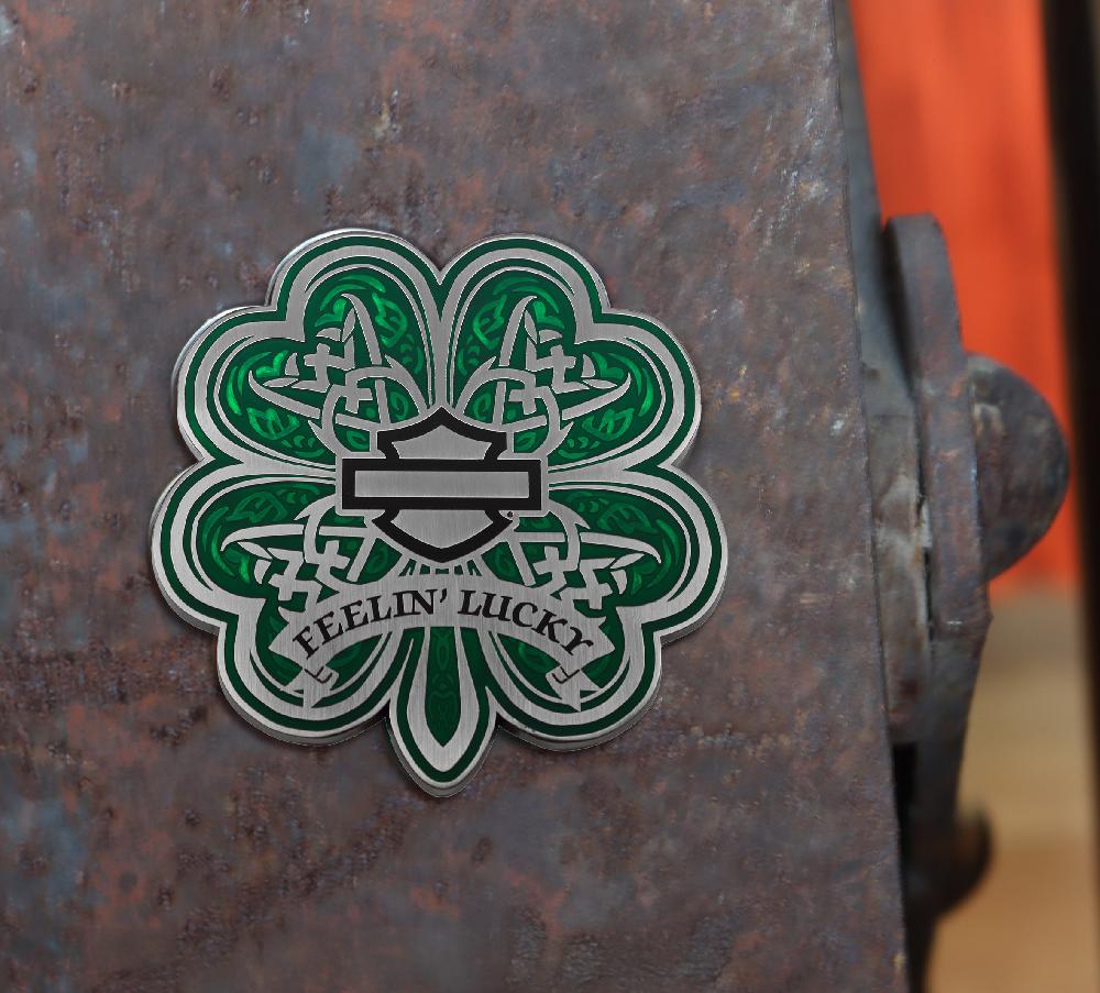 Harley Feelin’ Lucky Heavy-Duty Magnet