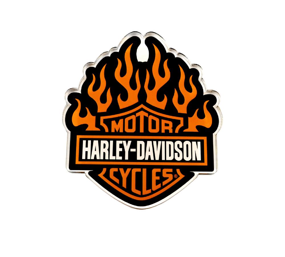 harley Fire Starter Acrylic Magnet