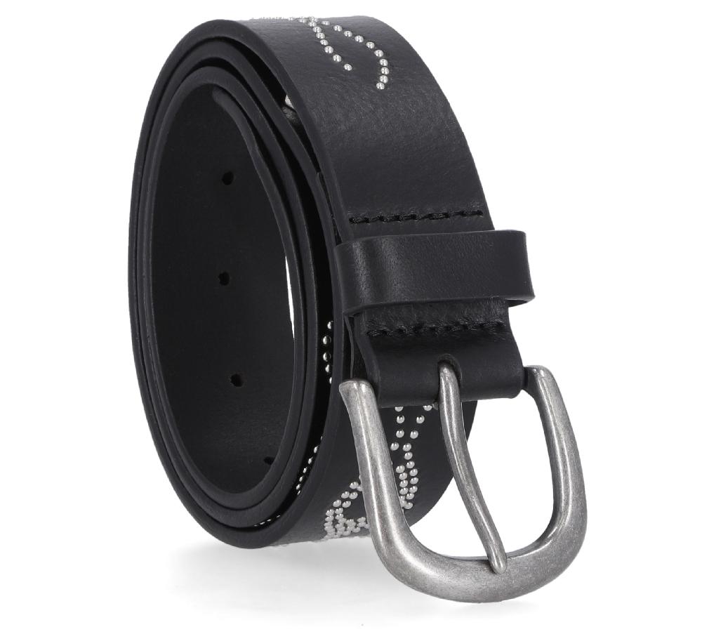 Harley Flame Stud Belt