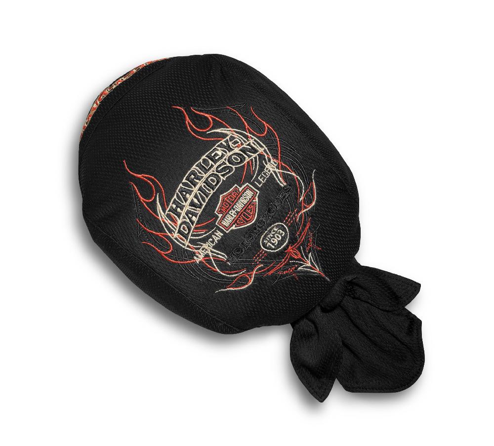 Harley Flames Quick Dry Skull Cap