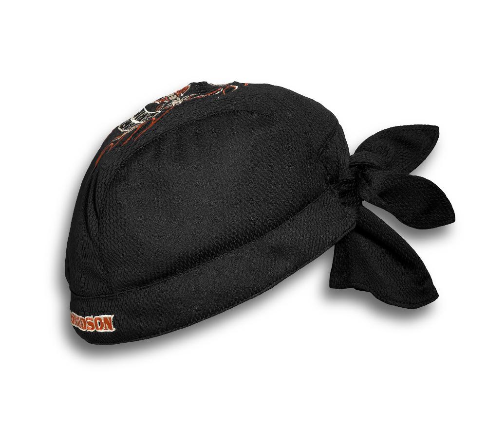 harley Flames Quick Dry Skull Cap