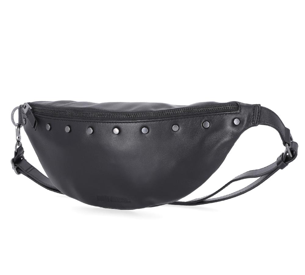 Harley Flat Stud Belt Bag
