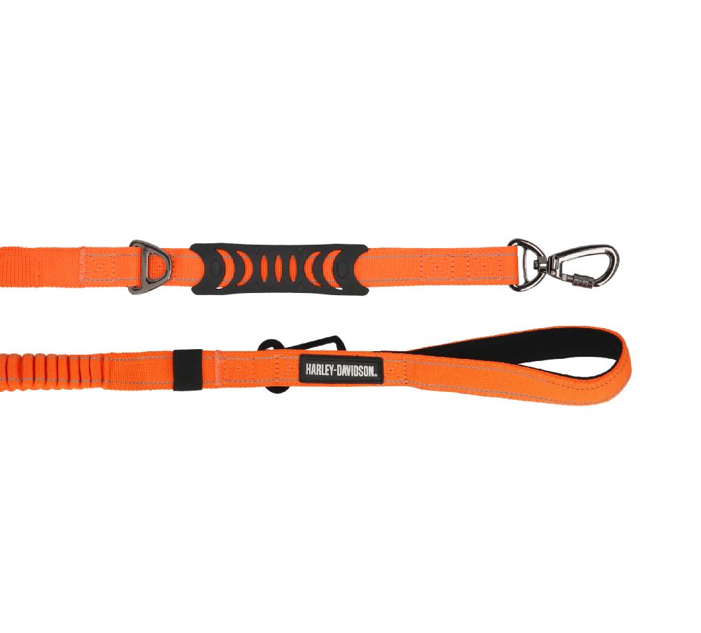 Harley Flex Leash In Orange
