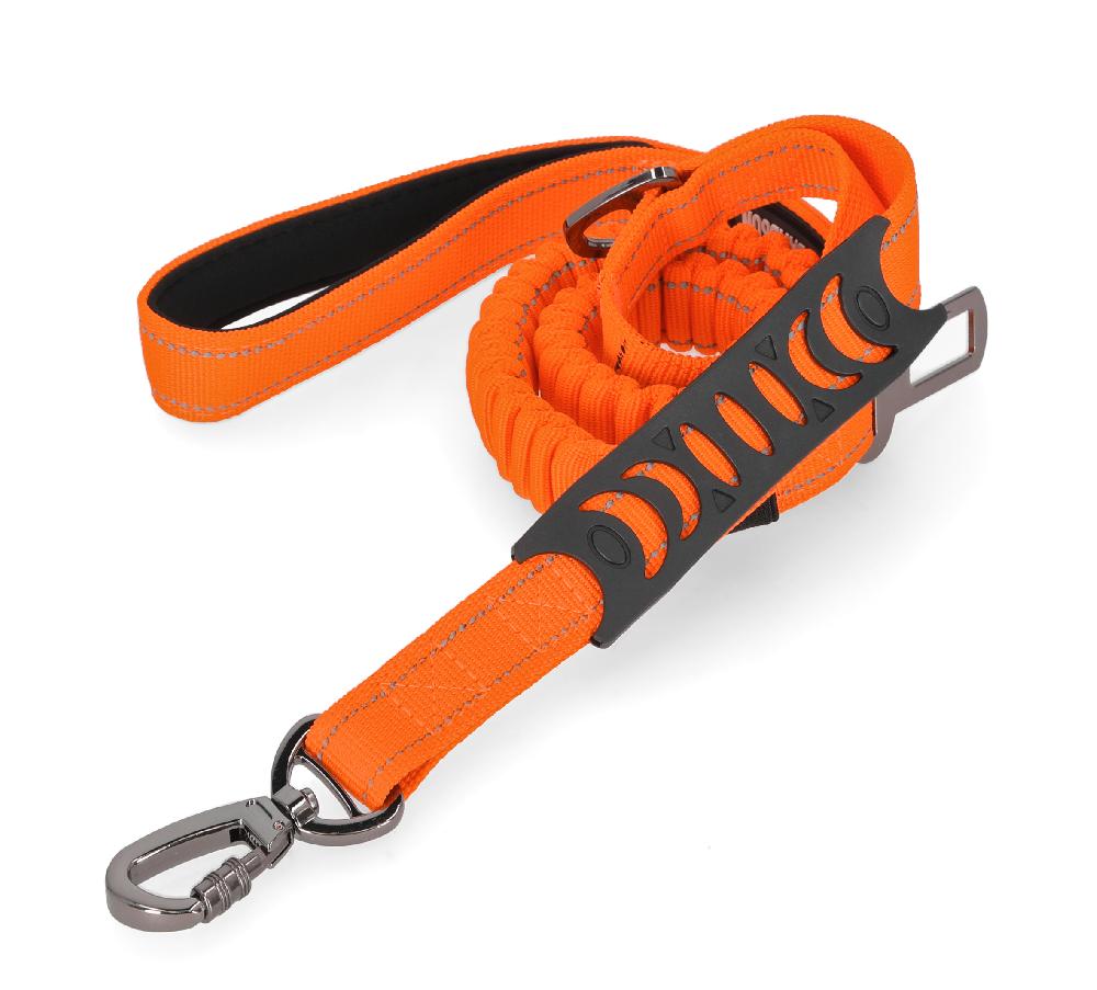 Harley Flex Leash In Orange