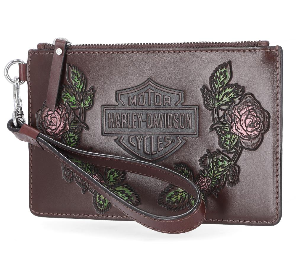Harley Floral Wristlet