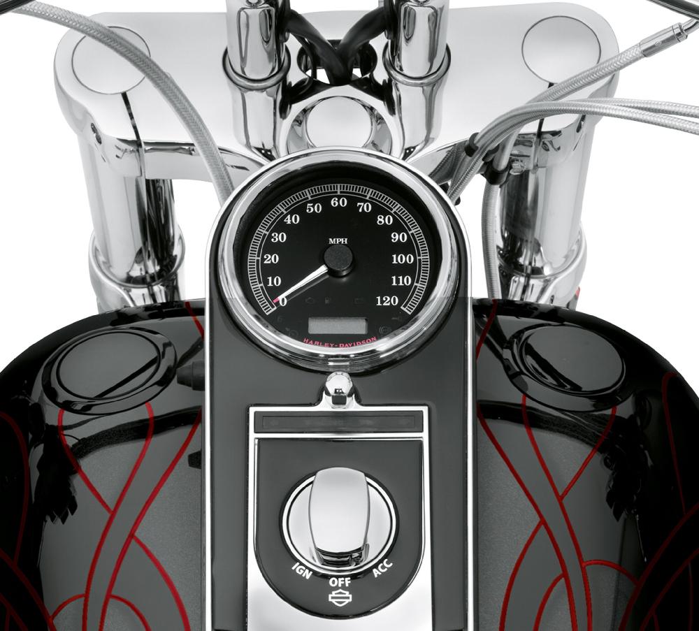 Harley Flush-Mount Fuel Cap And Gauge Kit