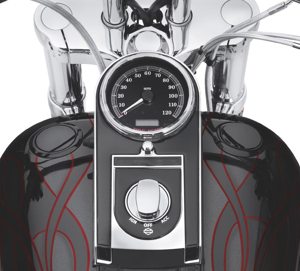 Harley Flush-Mount Fuel Cap And Gauge Kit
