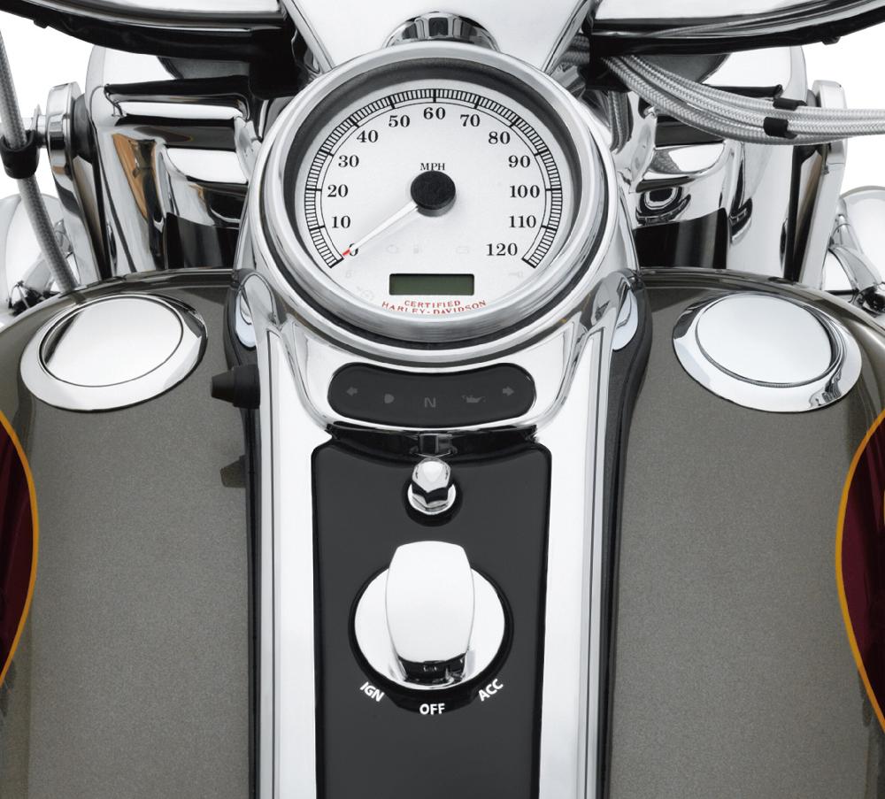 Harley Flush-Mount Fuel Cap And Gauge Kit