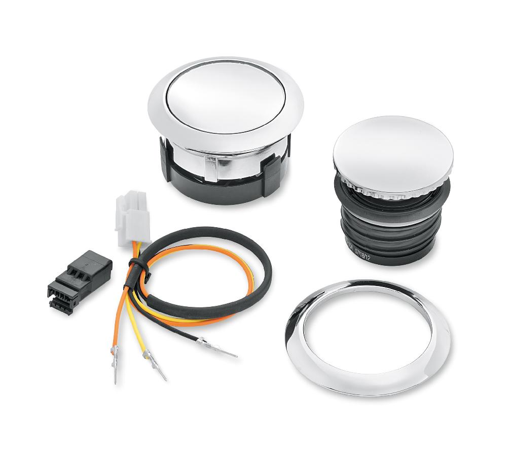 harley Flush-Mount Fuel Cap and Gauge Kit