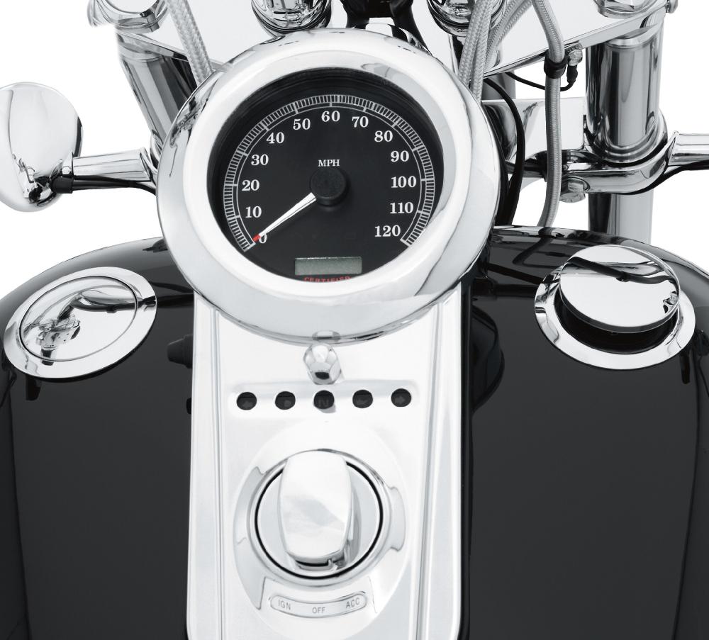 Harley Flush-Mount Fuel Cap And Gauge Kit