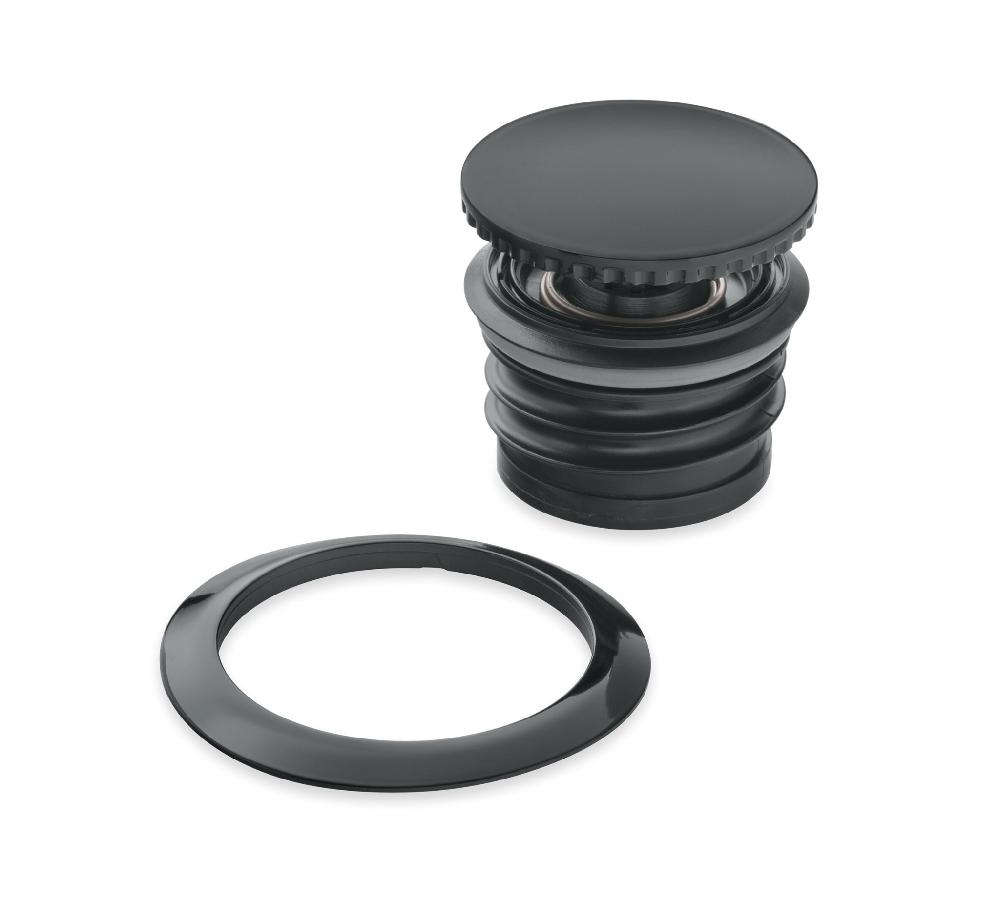 harley Flush-Mount Fuel Cap- Gloss Black