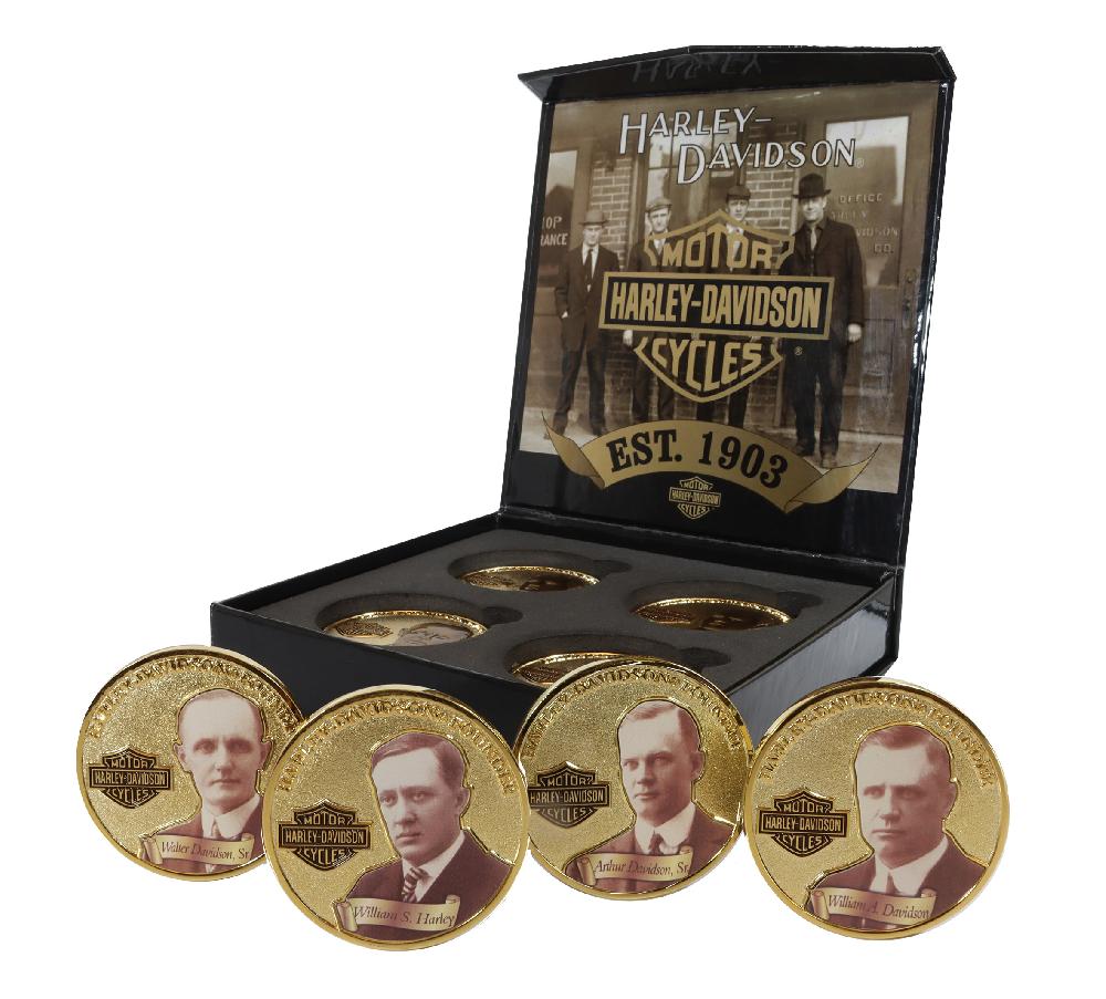 Harley Founding Father Collector Coin Set