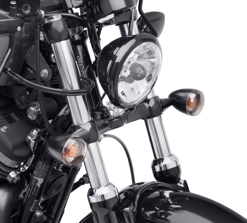 Harley Front Turn Signal Relocation Kit