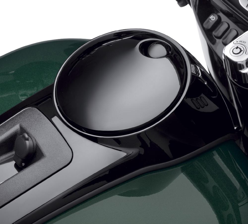 Harley Fuel Tank Console Door - Gloss Black