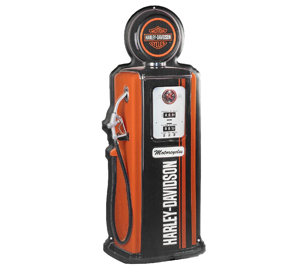 Harley Gas Pump Metal Sign