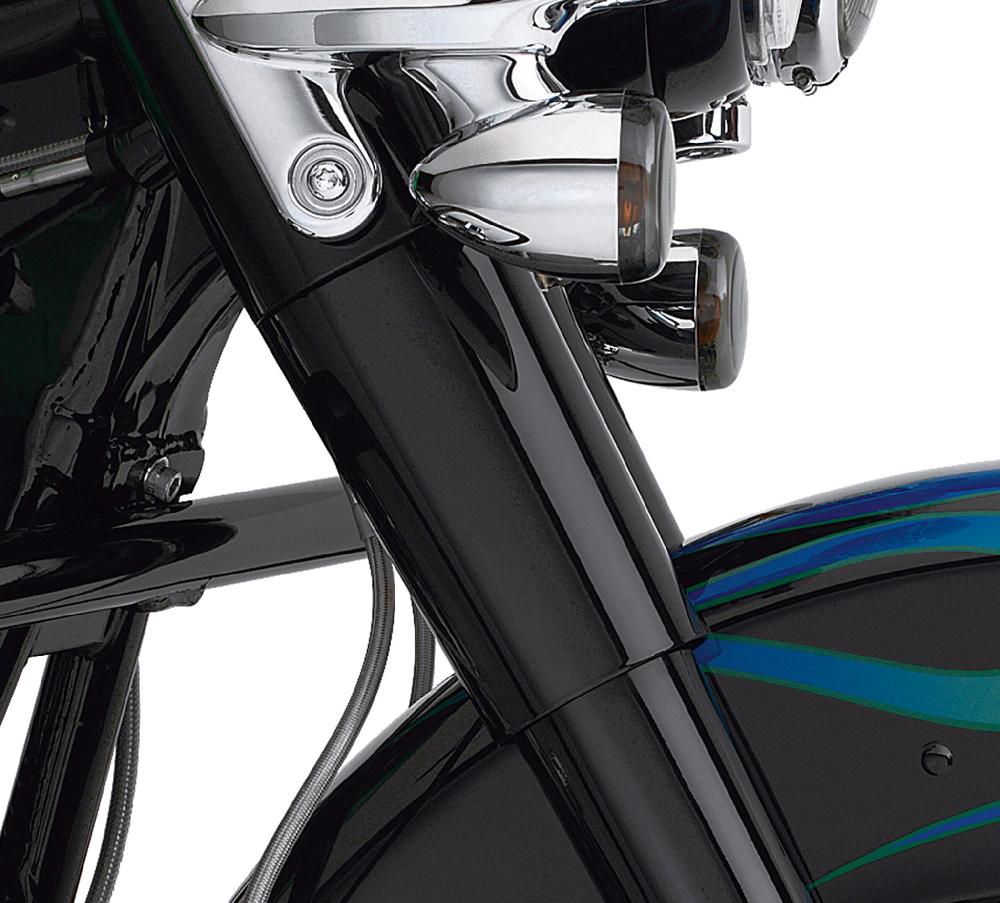 Harley Gloss Black Upper Fork Slider Covers