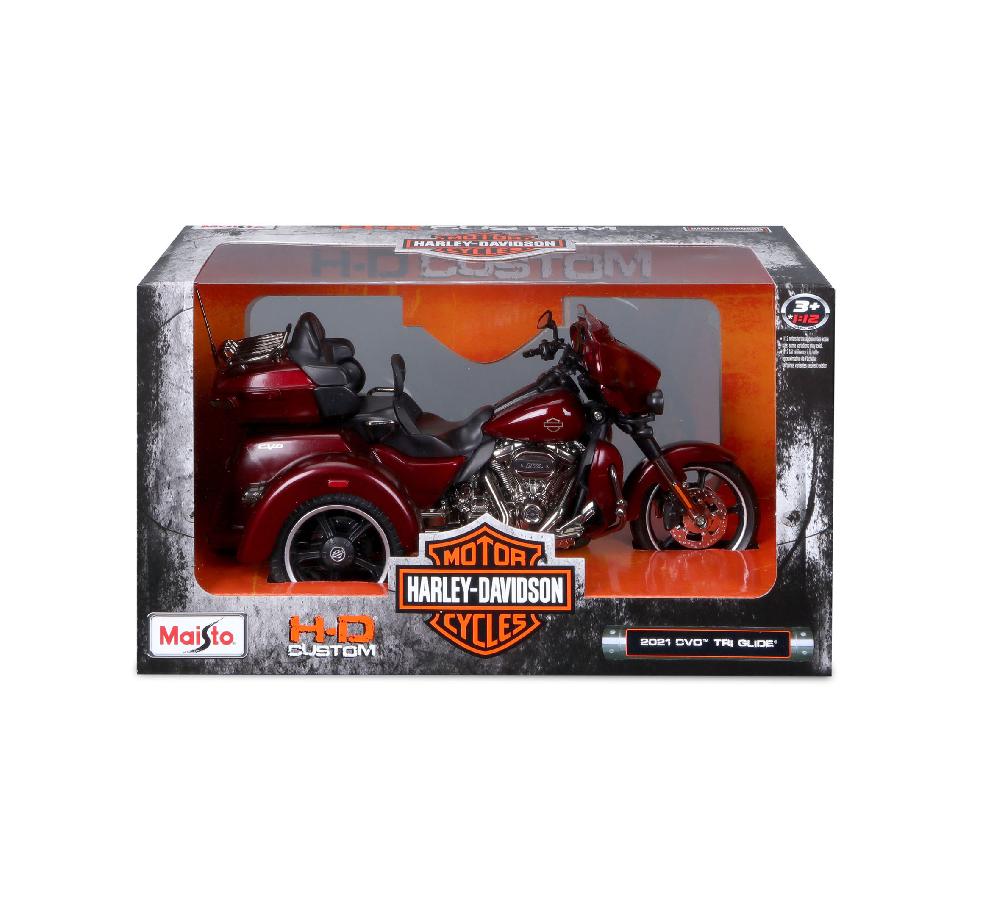 Harley H-D 1:12 Scale Diecast 2021 CVO Tri Glide