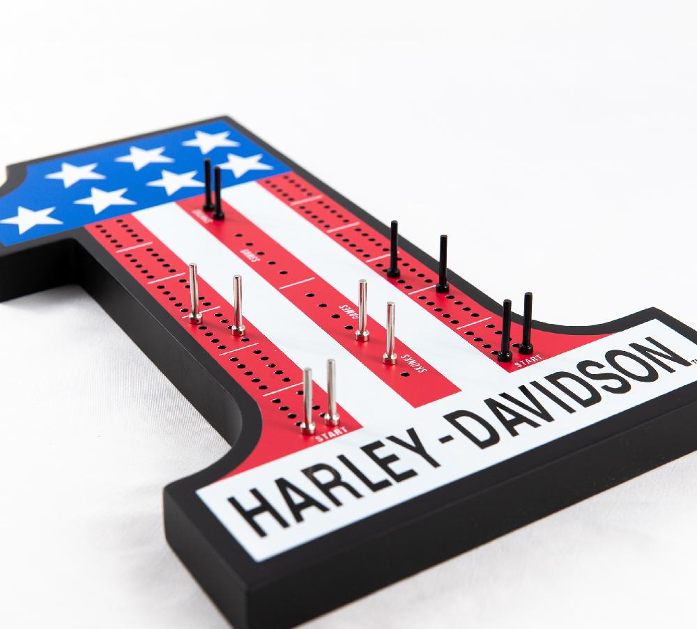 Harley H-D #1 Cribbage Set