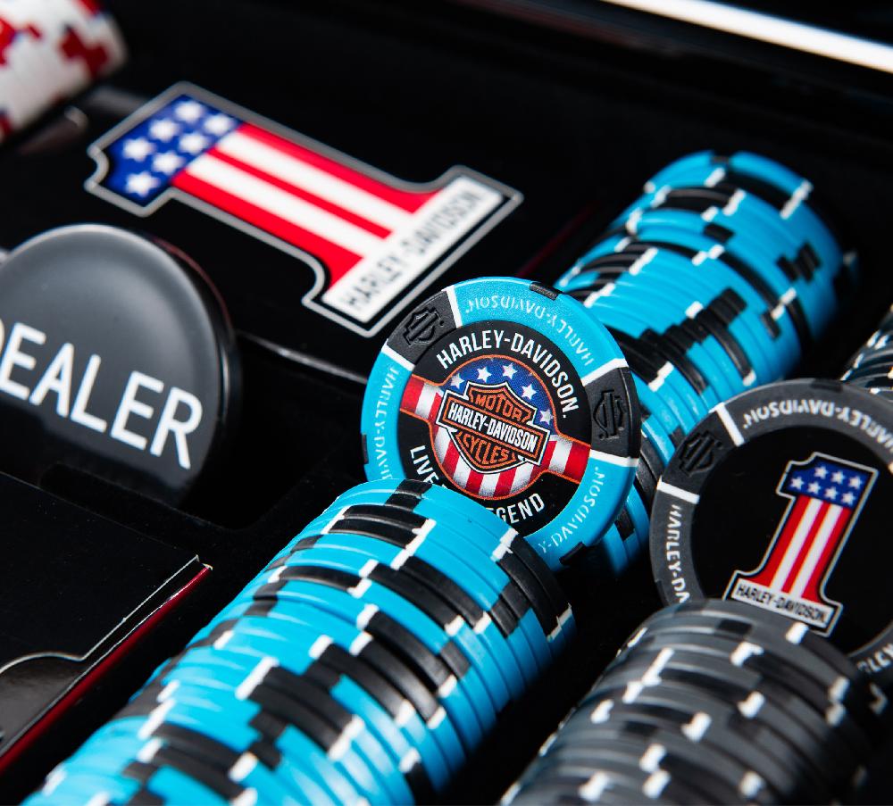 Harley H-D #1 Poker Set