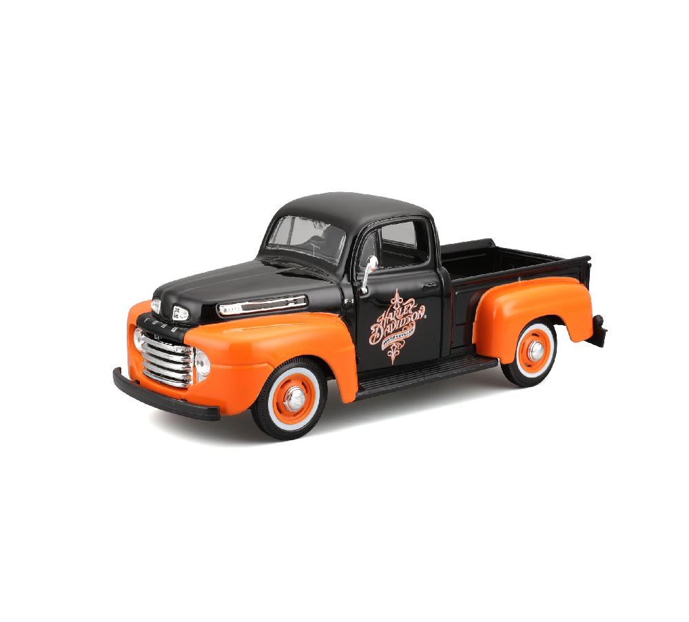 Harley H-D '58 FLH Duo Glide + '48 Ford F-1