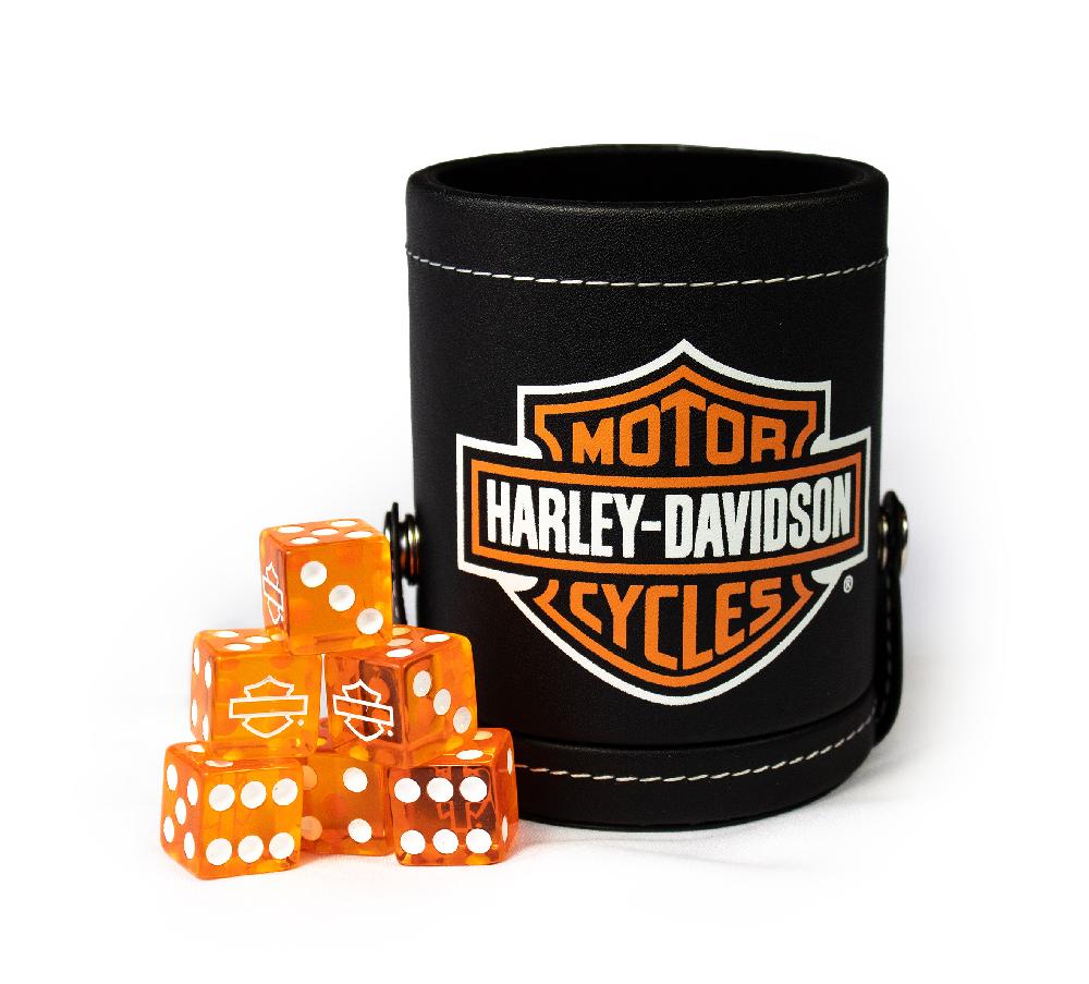 harley H-D Bar & Shield Dice Cup