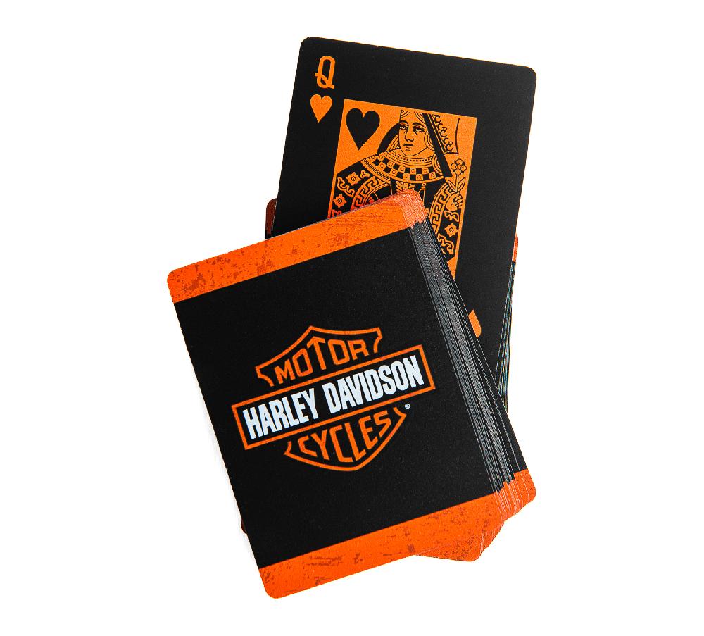 Harley H-D Bar & Shield Plastic Playing Cards