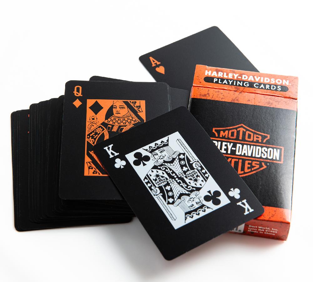 harley H-D Bar & Shield Plastic Playing Cards