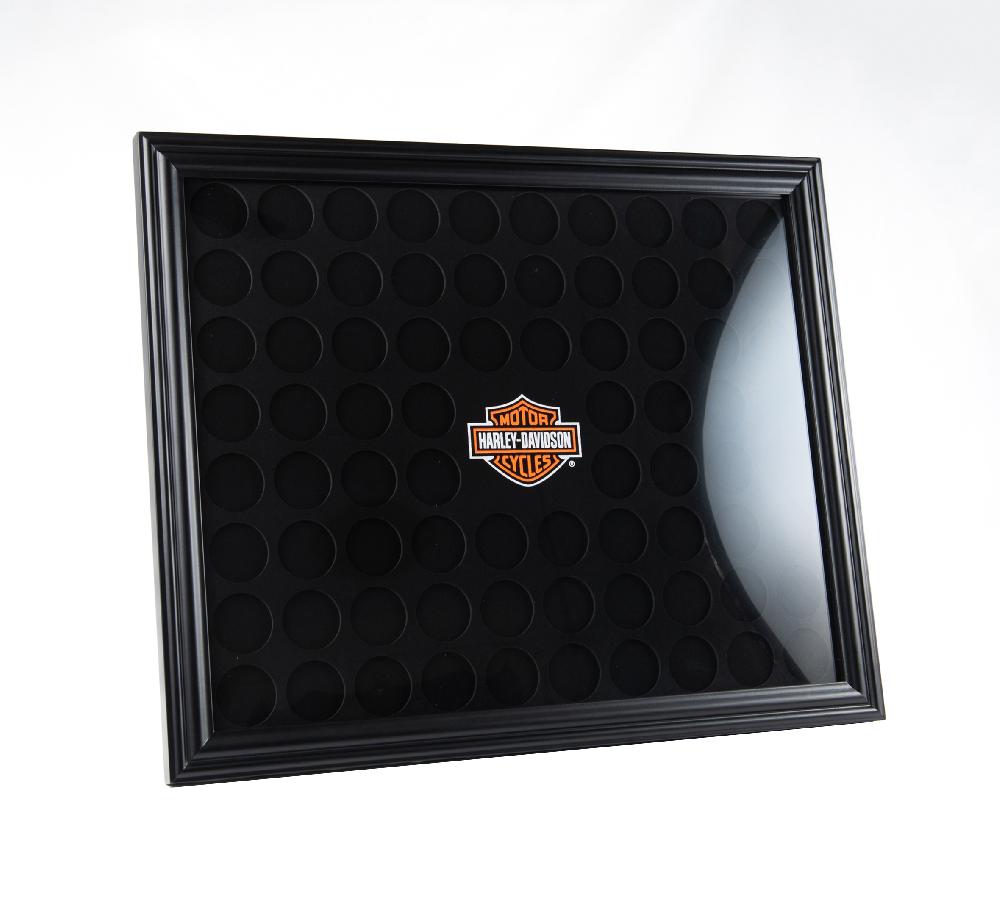 Harley H-D Collector's Poker Chip Frame 76 Ct