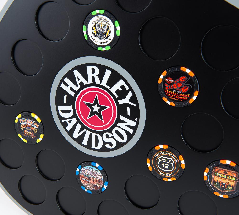 Harley H-D Gas Tank Magnetic Poker Chip Frame