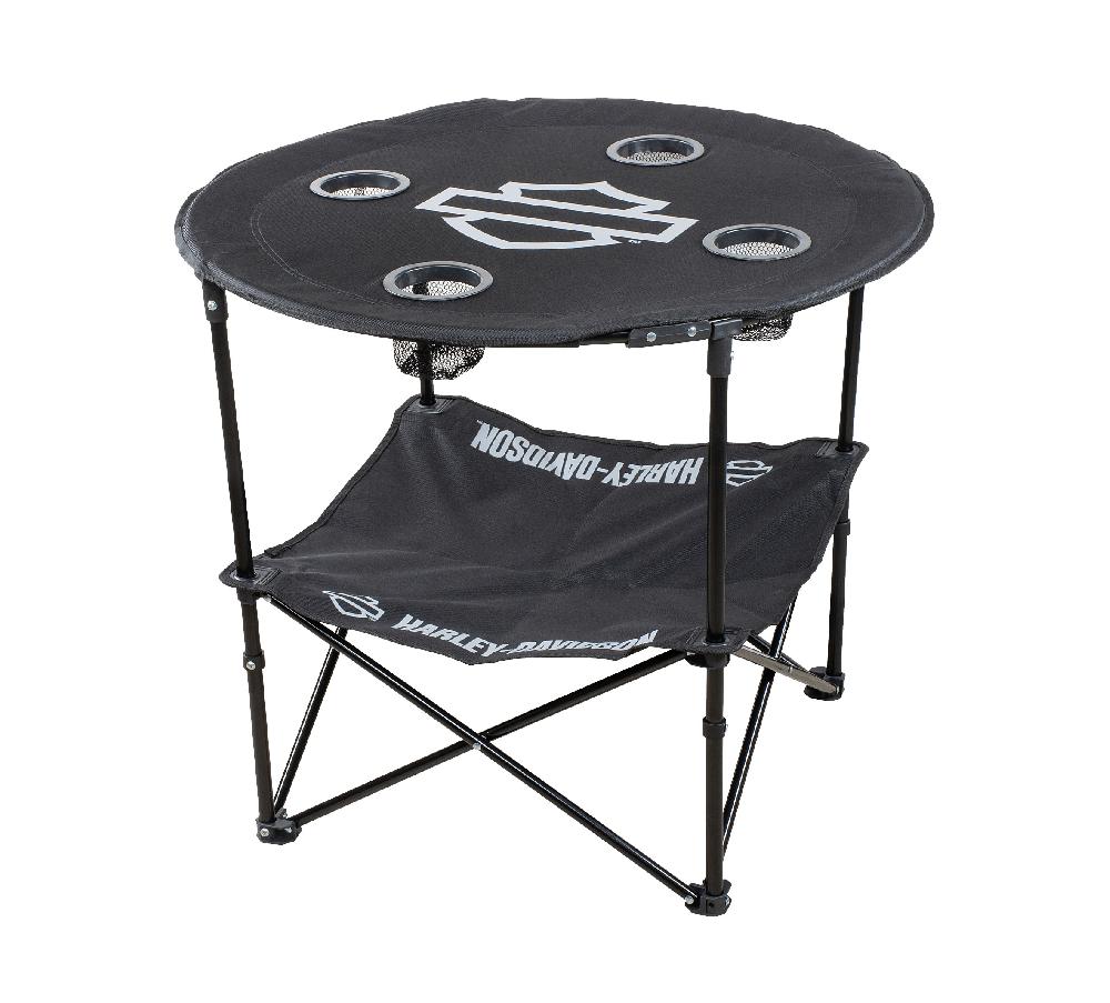 harley H-D Open Bar & Shield Folding Table