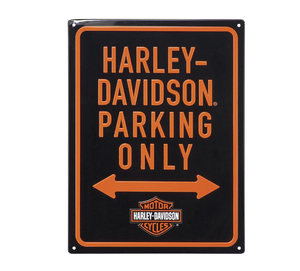harley H-D Parking Only Tin Sign