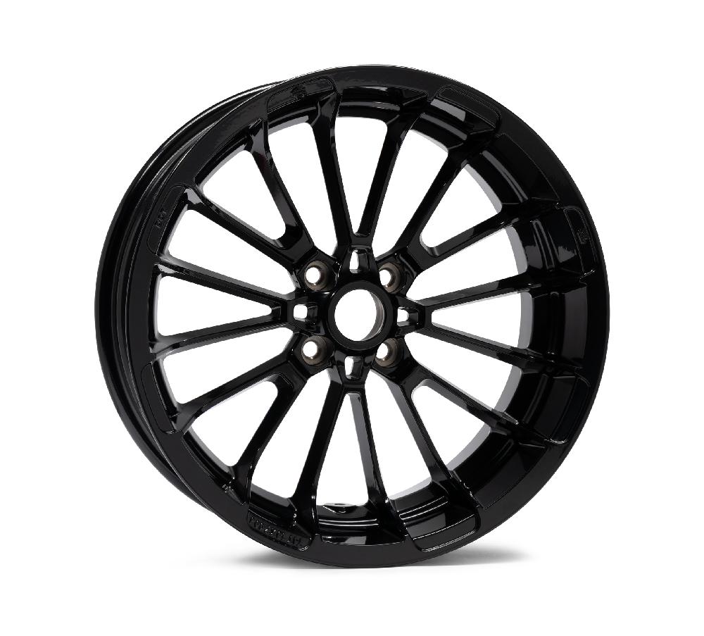 harley H-D Roulette Gloss Black 18 in. Rear Wheel