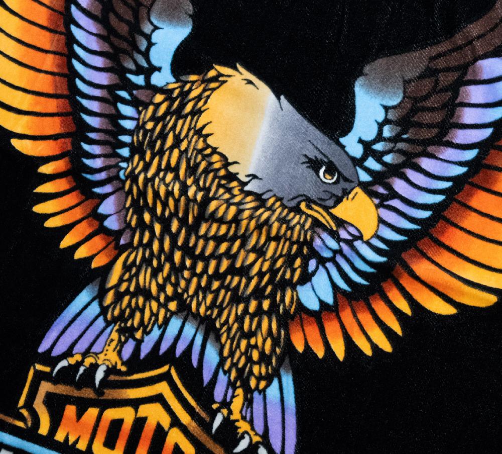 Harley H-D Vivid Bar & Shield Eagle Beach Towel