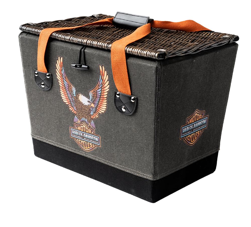 Harley H-D Vivid Bar & Shield Eagle Picnic Basket