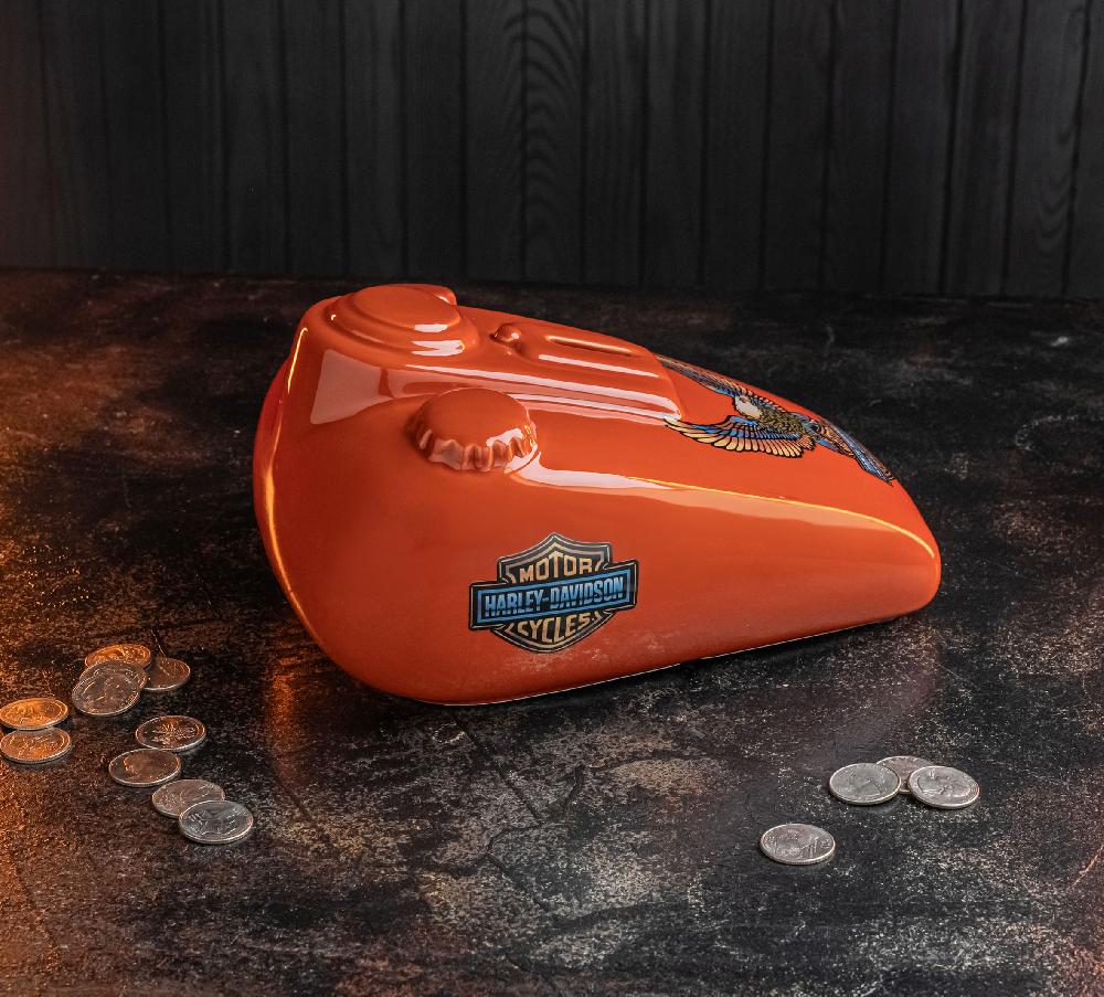 Harley H-D Vivid Bar & Shield Eagle Tank Bank