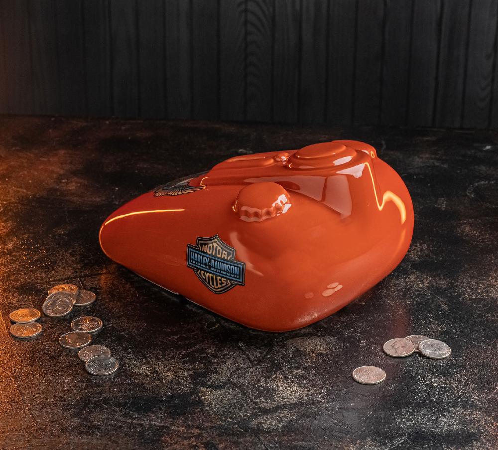 Harley H-D Vivid Bar & Shield Eagle Tank Bank