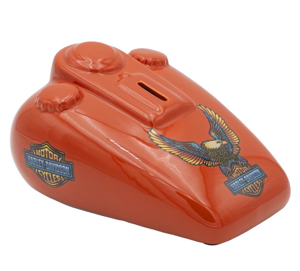 Harley H-D Vivid Bar & Shield Eagle Tank Bank