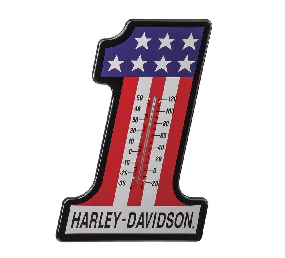 harley Harley-Davidson #1 Racing Thermometer