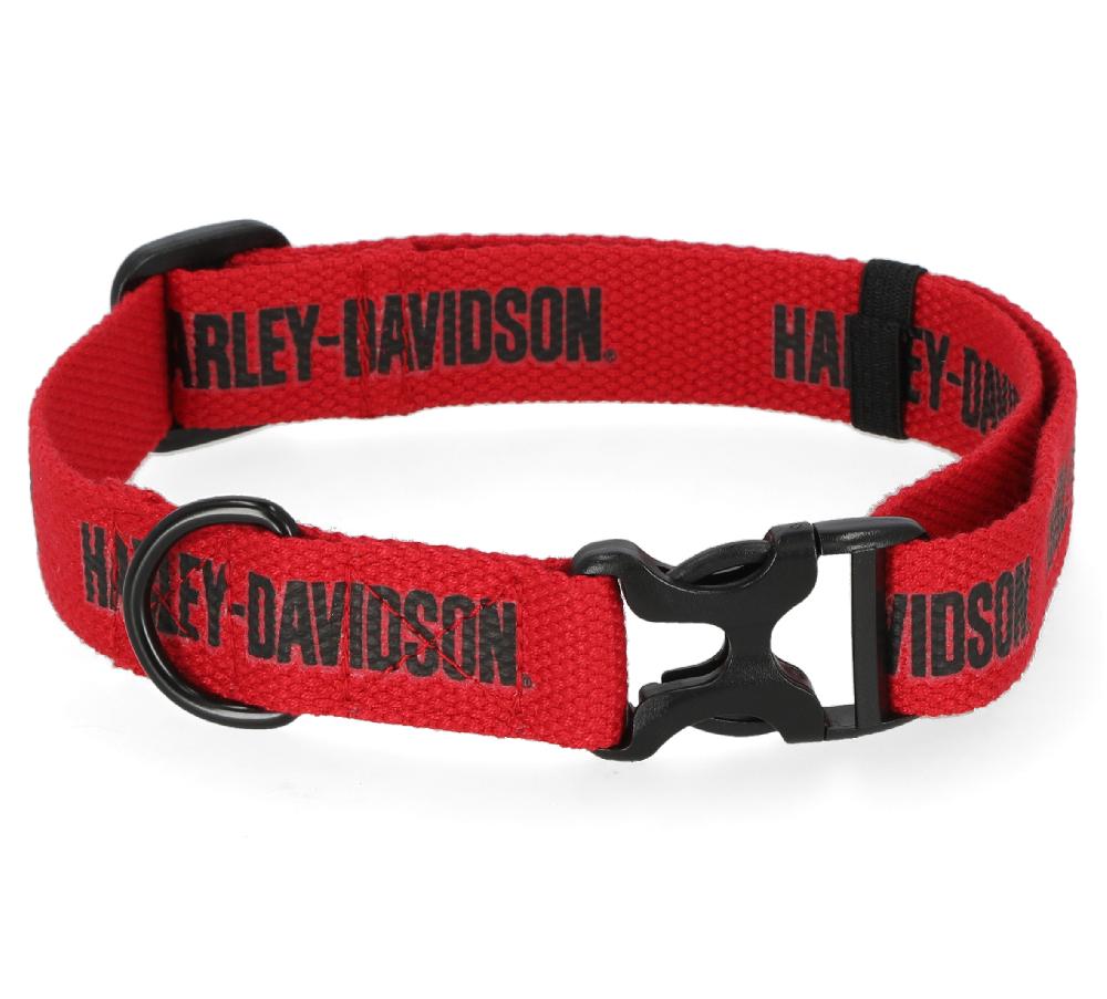 Harley Harley-Davidson Dog Collar In Red