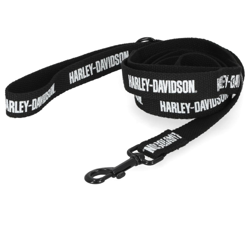 Harley Harley-Davidson Dog Leash In Black