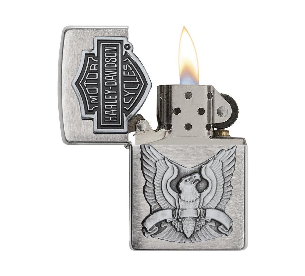 Harley Harley-Davidson Eagle Wings Chrome Lighter