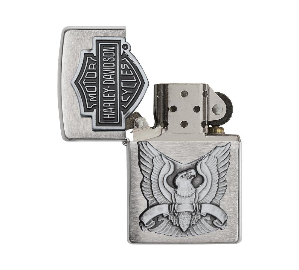 Harley Harley-Davidson Eagle Wings Chrome Lighter