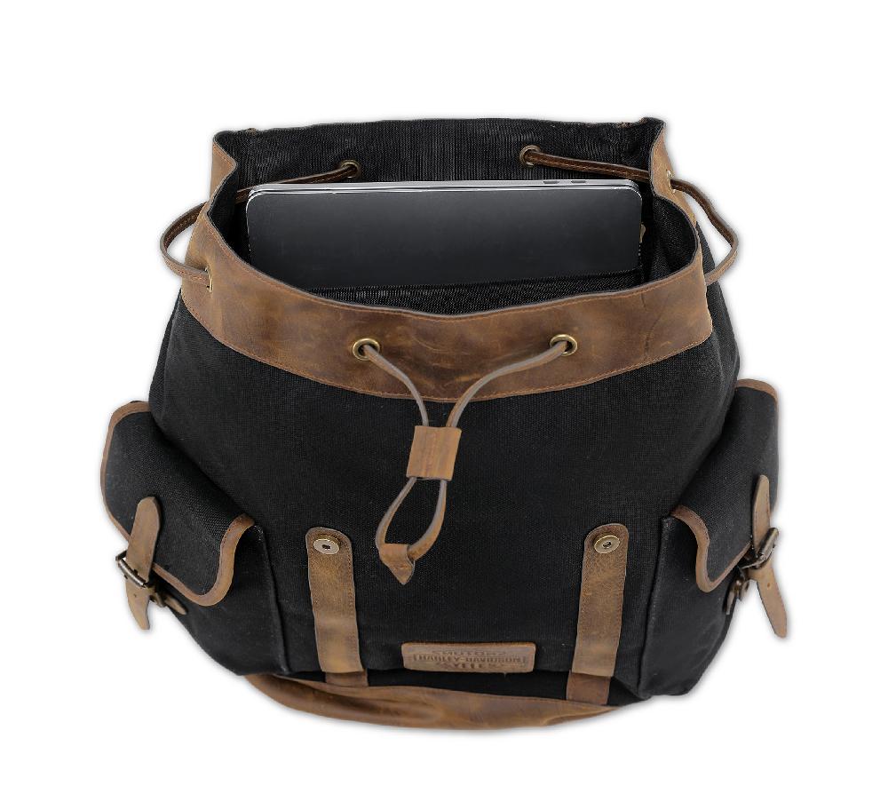 Harley Heritage Classic Canvas Freestyle Backpack