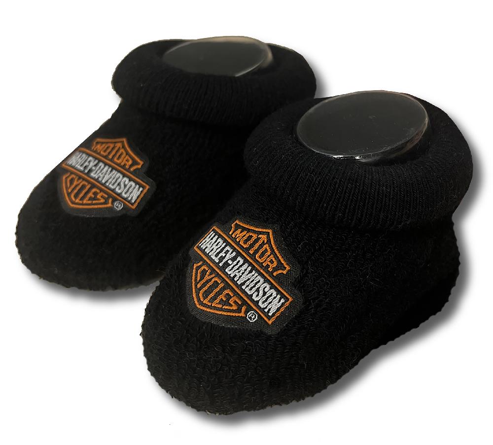 Harley Infant Boy's Bootie Socks In Black