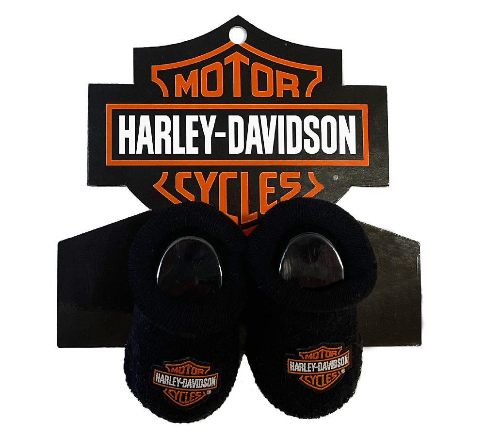 harley Infant Boy's Bootie Socks in Black