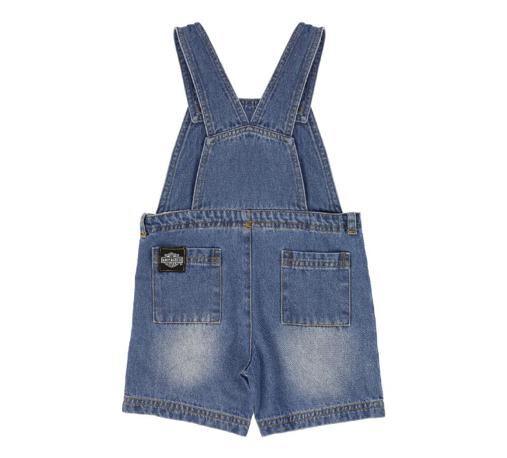 Harley Infant Boys Denim Shortall & Tee Set