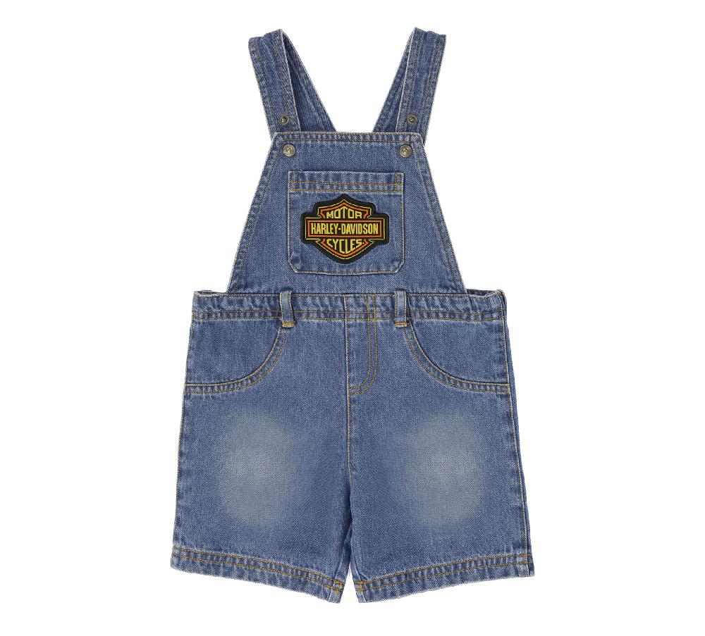 Harley Infant Boys Denim Shortall & Tee Set