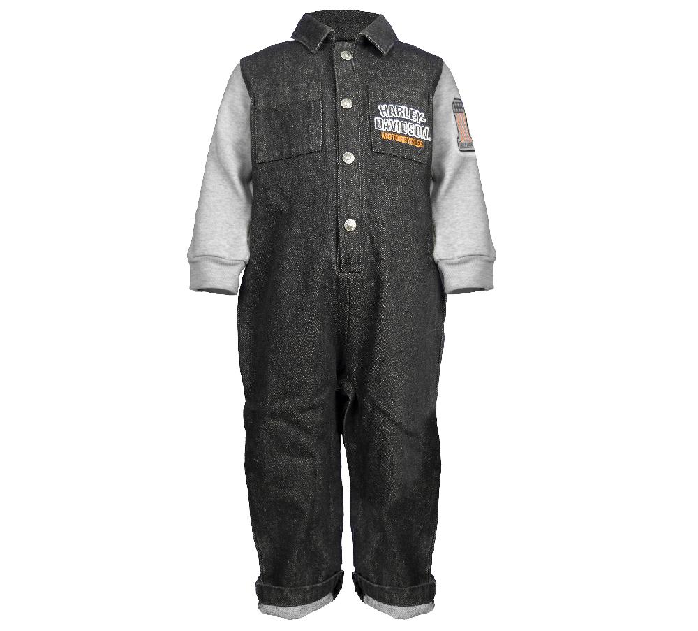 harley Infant Denim and Fleece Workshop Coverall