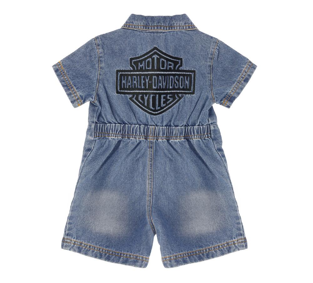 Harley Infant Girls Denim Romper