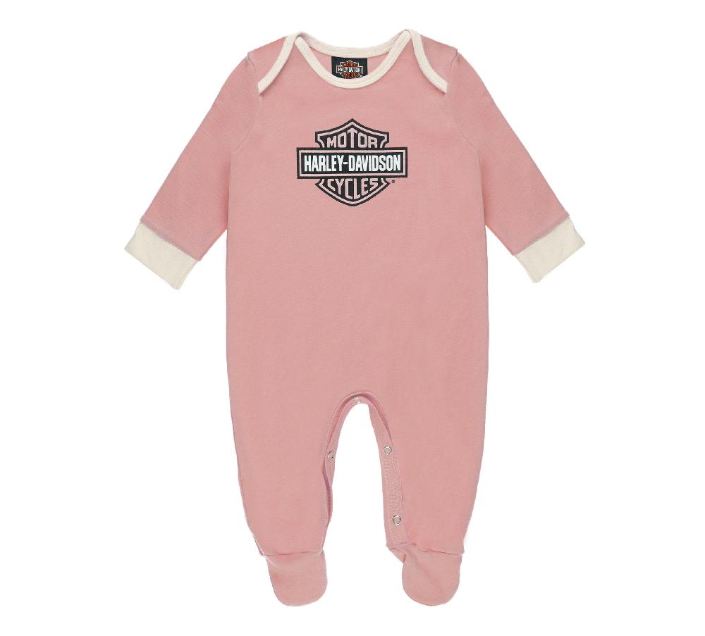 Harley Infant Girls Knit Footed Coverall